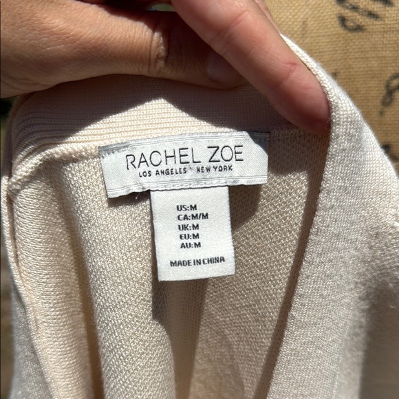 NWOT Rachel Zoe Cream Knit Vest Size Medium - Picture 2 of 10